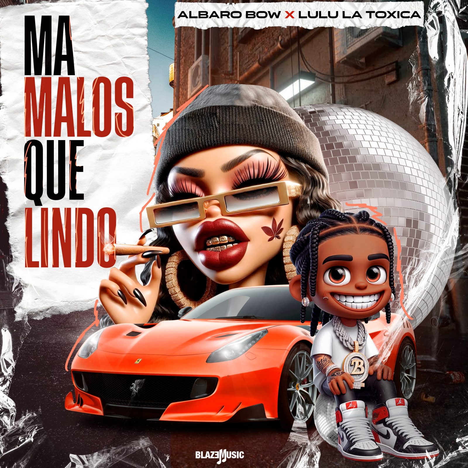 Albaro Bow ft Lulu La Toxica - Ma Malos Que Lindo (Prod By Ivan Produce)