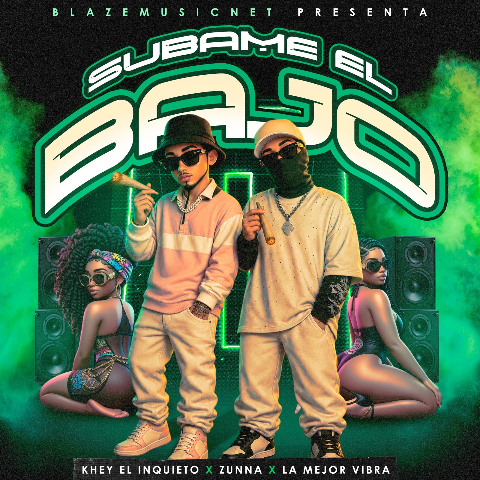 Khey El Inquitero ft Zunna & La Mejor Vibra - Subame El Bajo (Prod By Zunna & La Mejor Vibra)